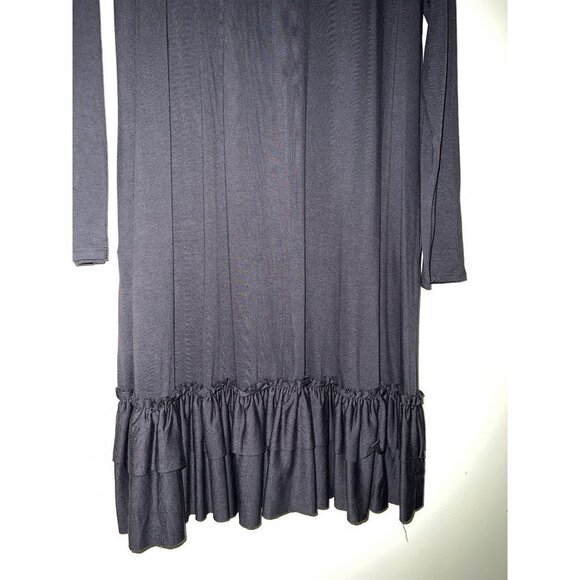 Zenana Outfitters Grey Double Ruffle Outfitters — NWOT -- MEDIUM - Picture 2 of 11